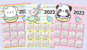 calendário dos animais 2023