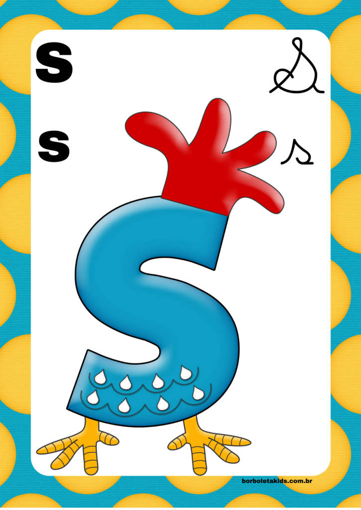 alfabeto de parede 20