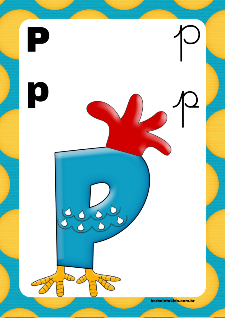 alfabeto de parede 17