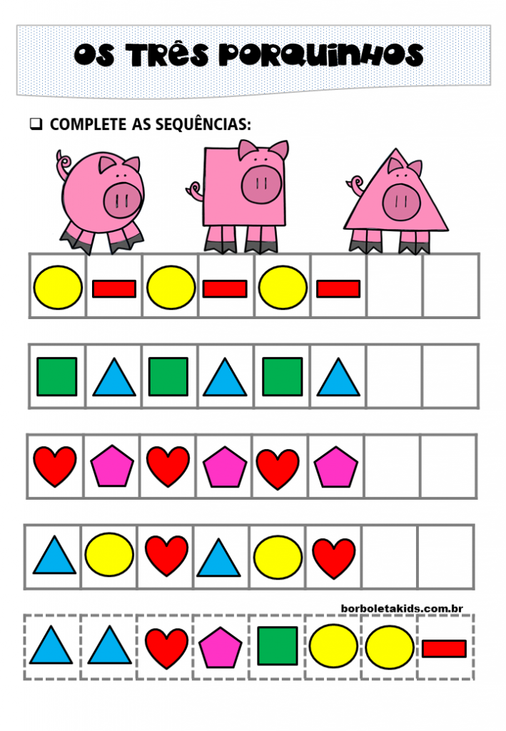 Atividades com formas geométricas para educação infantil 5