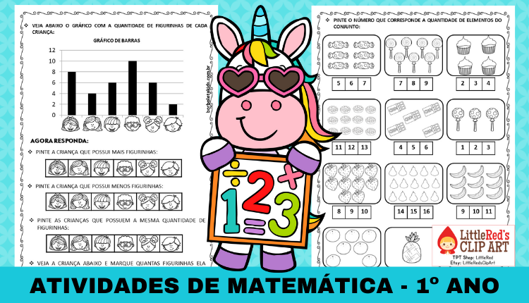 Atividade de Matemática para 1º ano – Números e quantidades