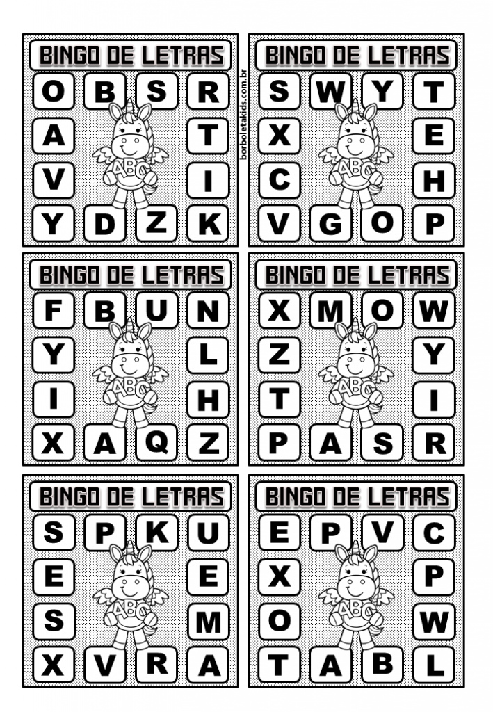 Bingo de letras 10