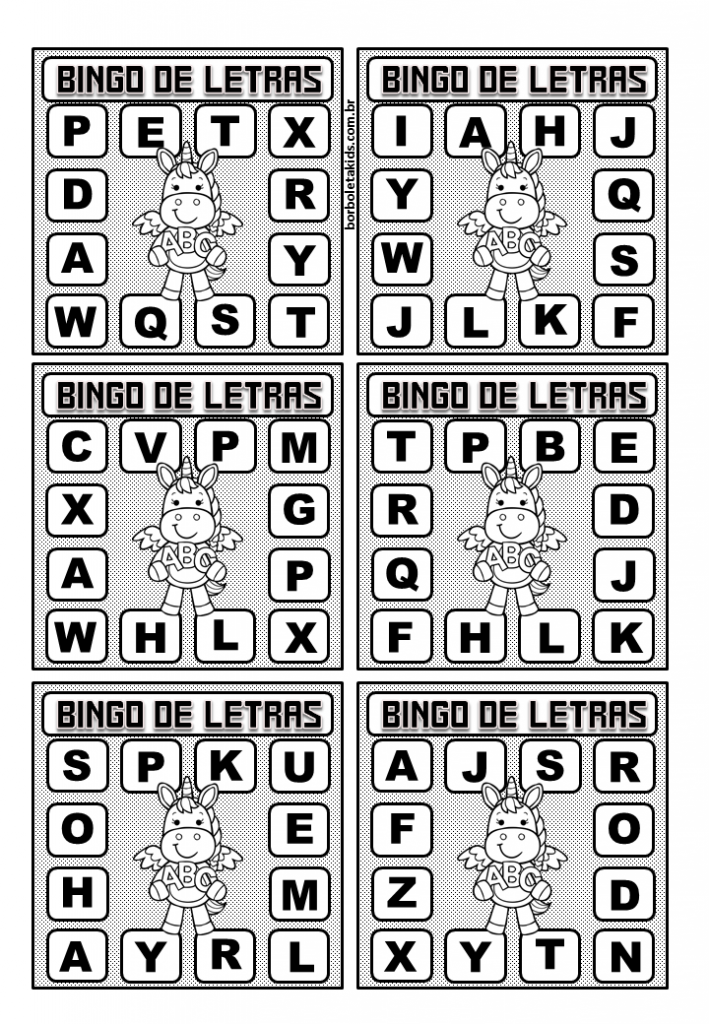 Bingo de letras 11