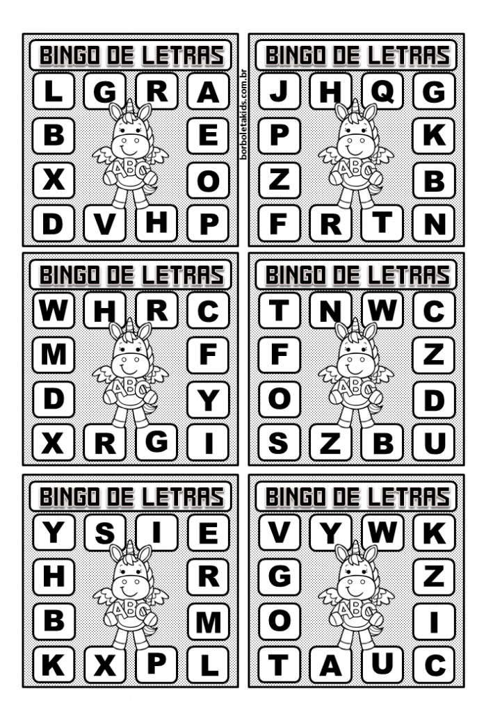 Bingo de letras 9